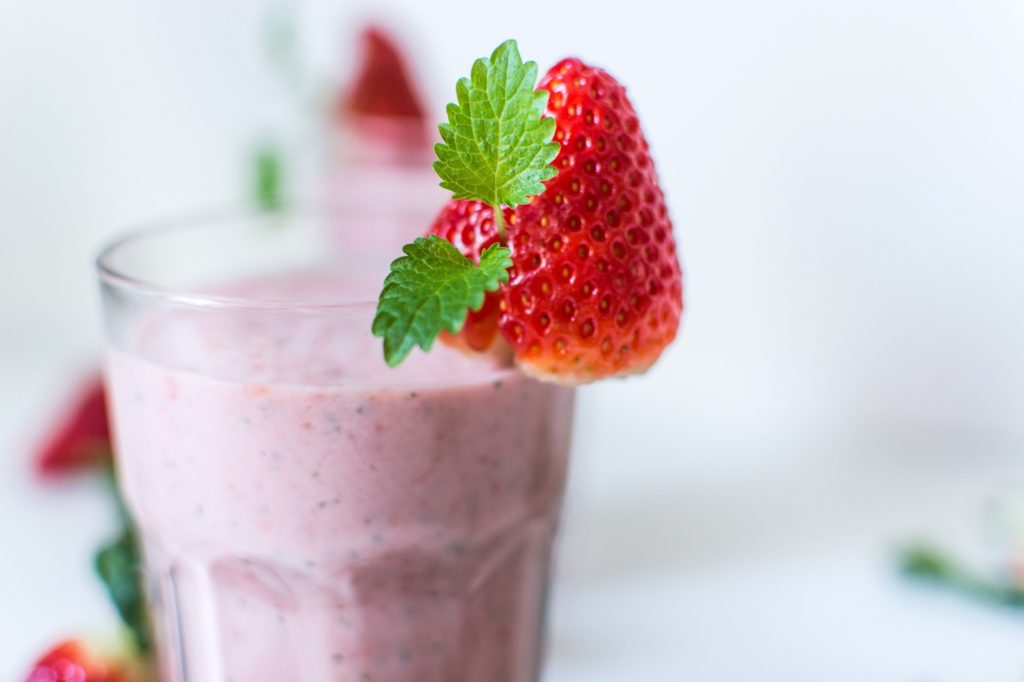 smoothie fraises